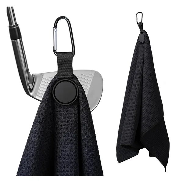Blank magnetic golf towel, 400 gsm, 14 colors