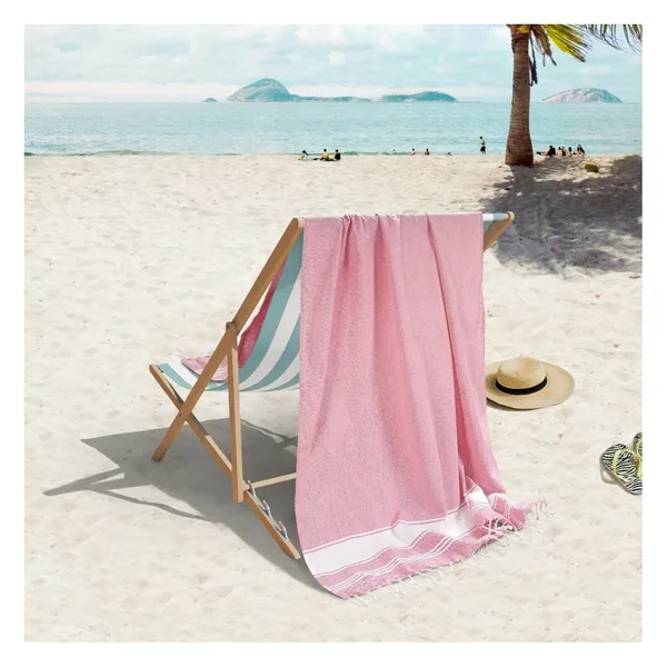 Multicolor cotton Turkish towel 100×180, 200 gsm